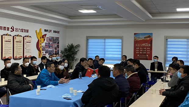涇縣云嶺鎮(zhèn)19家重點企業(yè)的負責人到威能電機公司開展學習交流活動